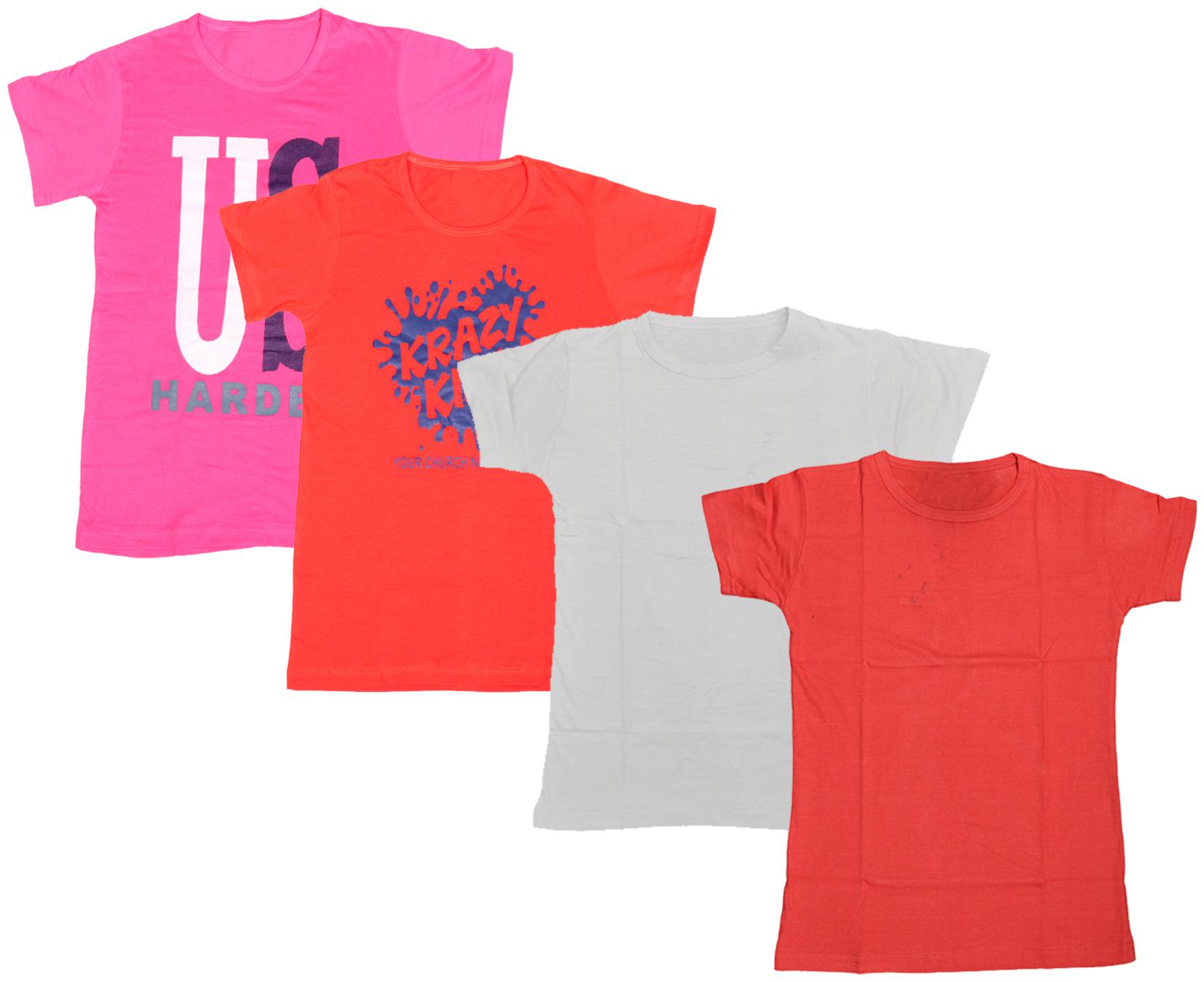 

Indiweaves Boy Cotton Solid T-shirt - Multi