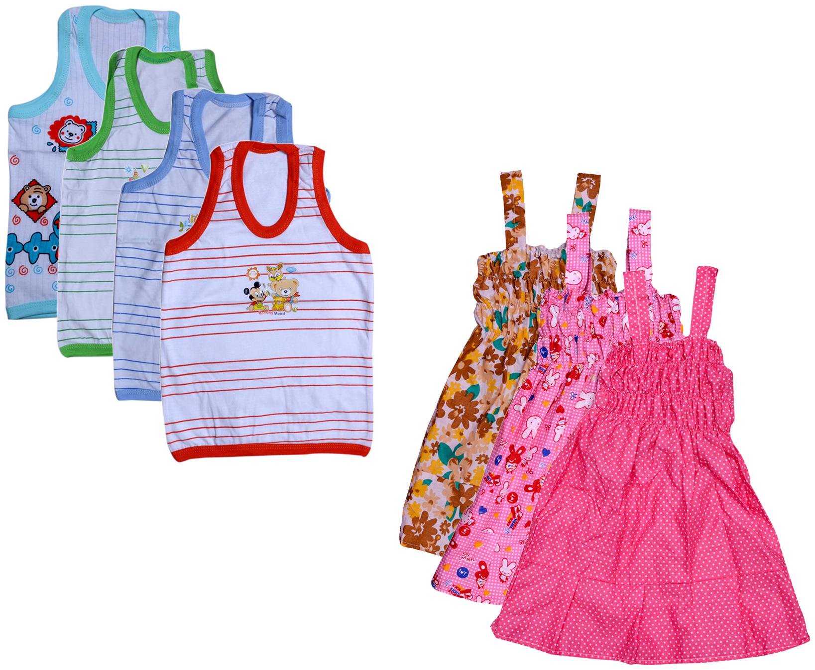 

Indiweaves Girl Cotton Printed Top - Multi