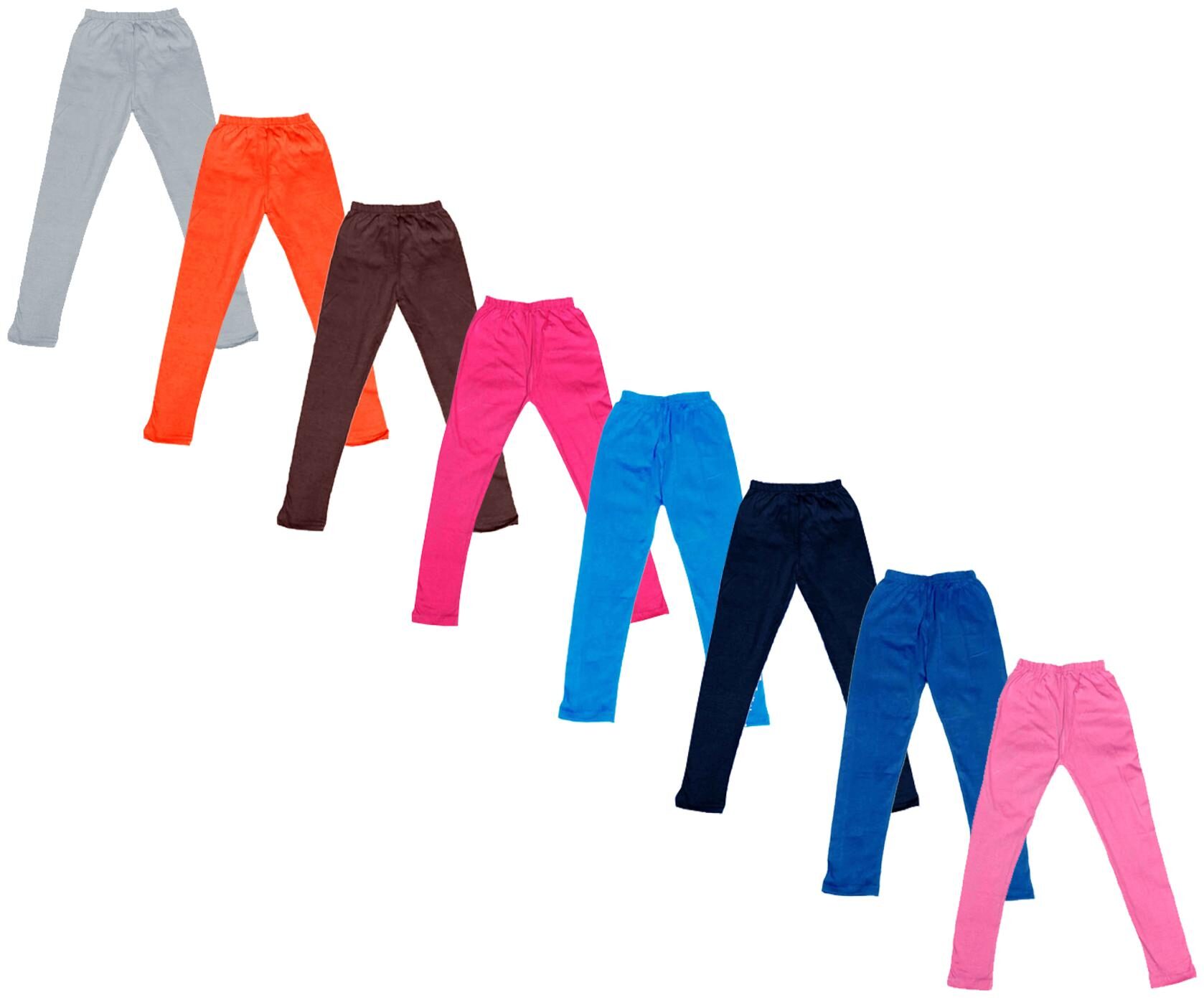 

Indiweaves Baby girl Cotton Solid Leggings - Multi