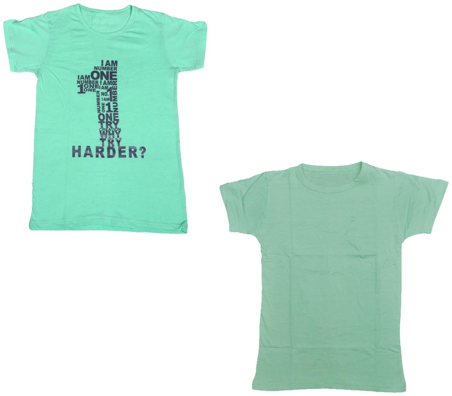 

Indiweaves Boy Cotton Solid T-shirt - Multi