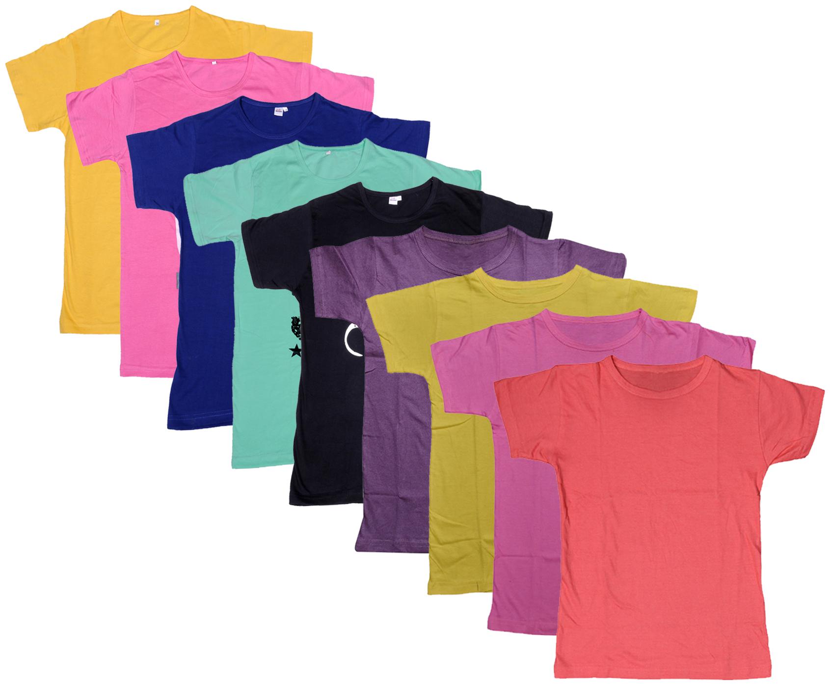 

Indiweaves Boy Cotton Solid T-shirt - Multi