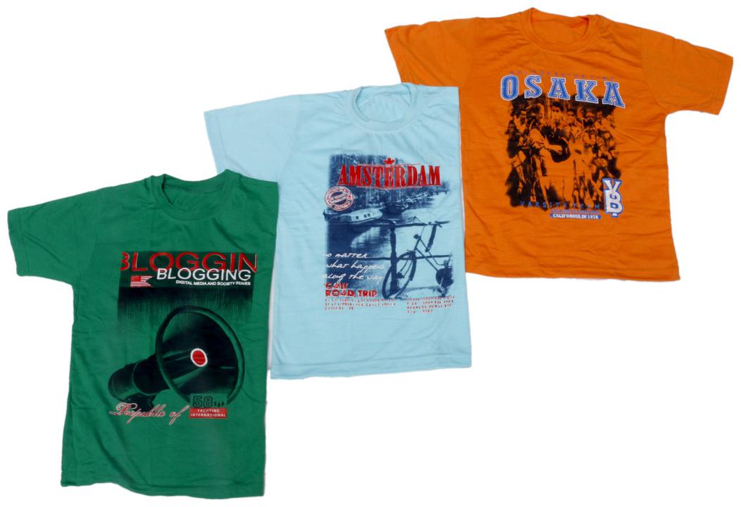 

IndiWeaves Cotton T-Shirt for Boys and Girls (Pack of 3 T-Shirts)