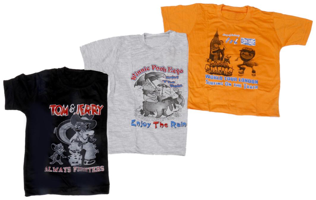 

IndiWeaves Cotton T-Shirt for Boys and Girls (Pack of 3 T-Shirts)