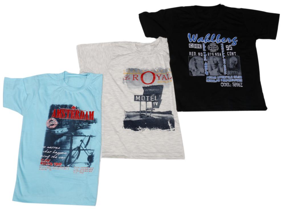 

IndiWeaves Cotton T-Shirt for Boys and Girls (Pack of 3 T-Shirts)
