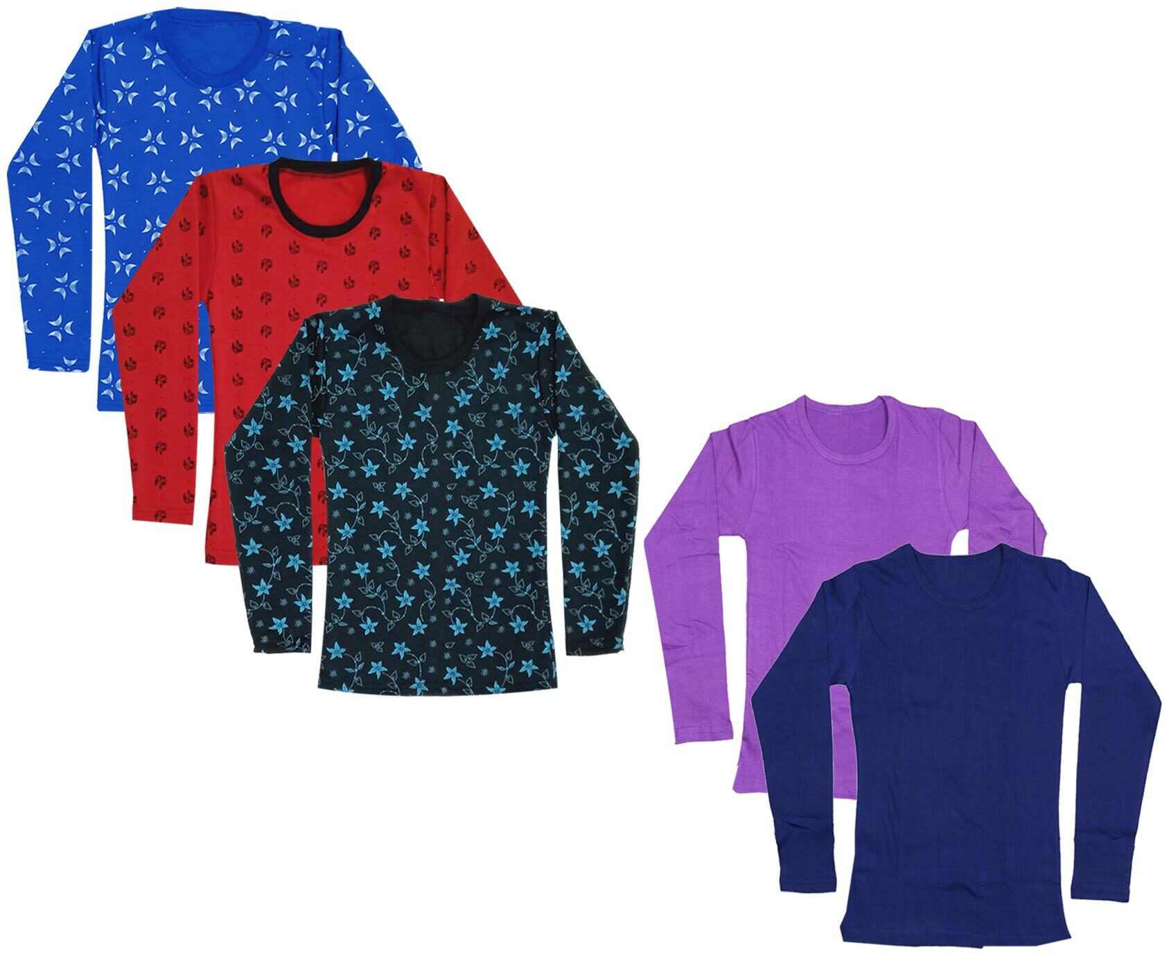

Indiweaves Girl Cotton Printed T shirt - Multi