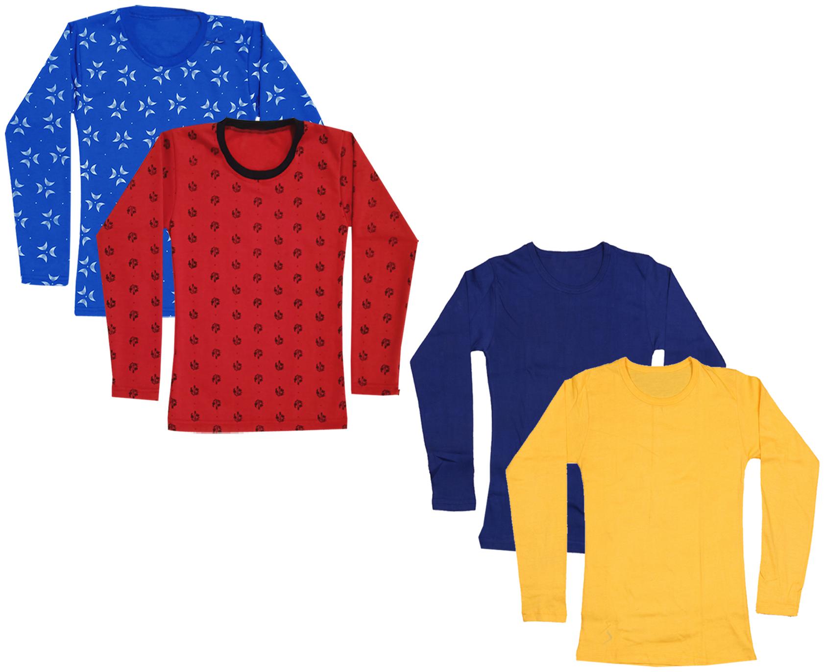 

Indiweaves Girl Cotton Printed T shirt - Multi