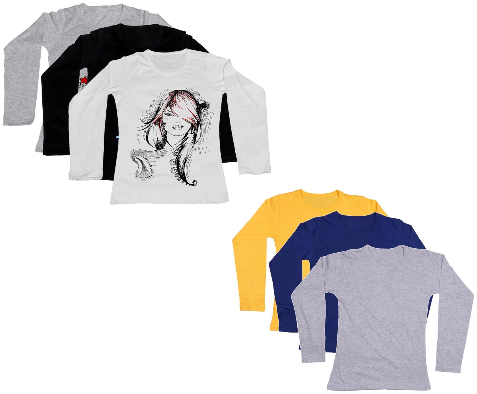 

Indiweaves Girl Cotton Printed T shirt - Multi