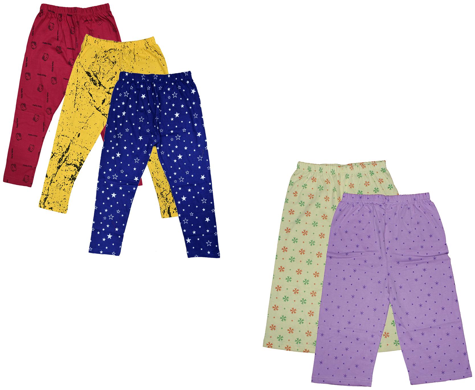 

Indiweaves Girl Cotton Printed Capri - Multi
