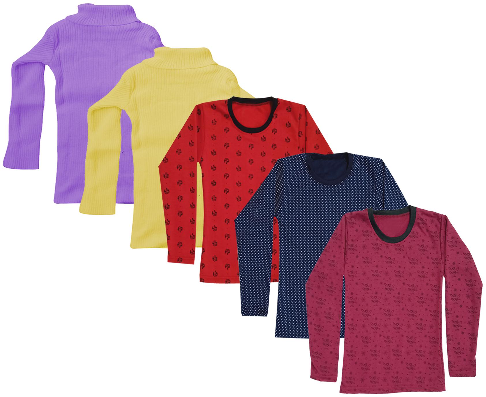 

Indiweaves Girl Wool Printed T shirt - Multi