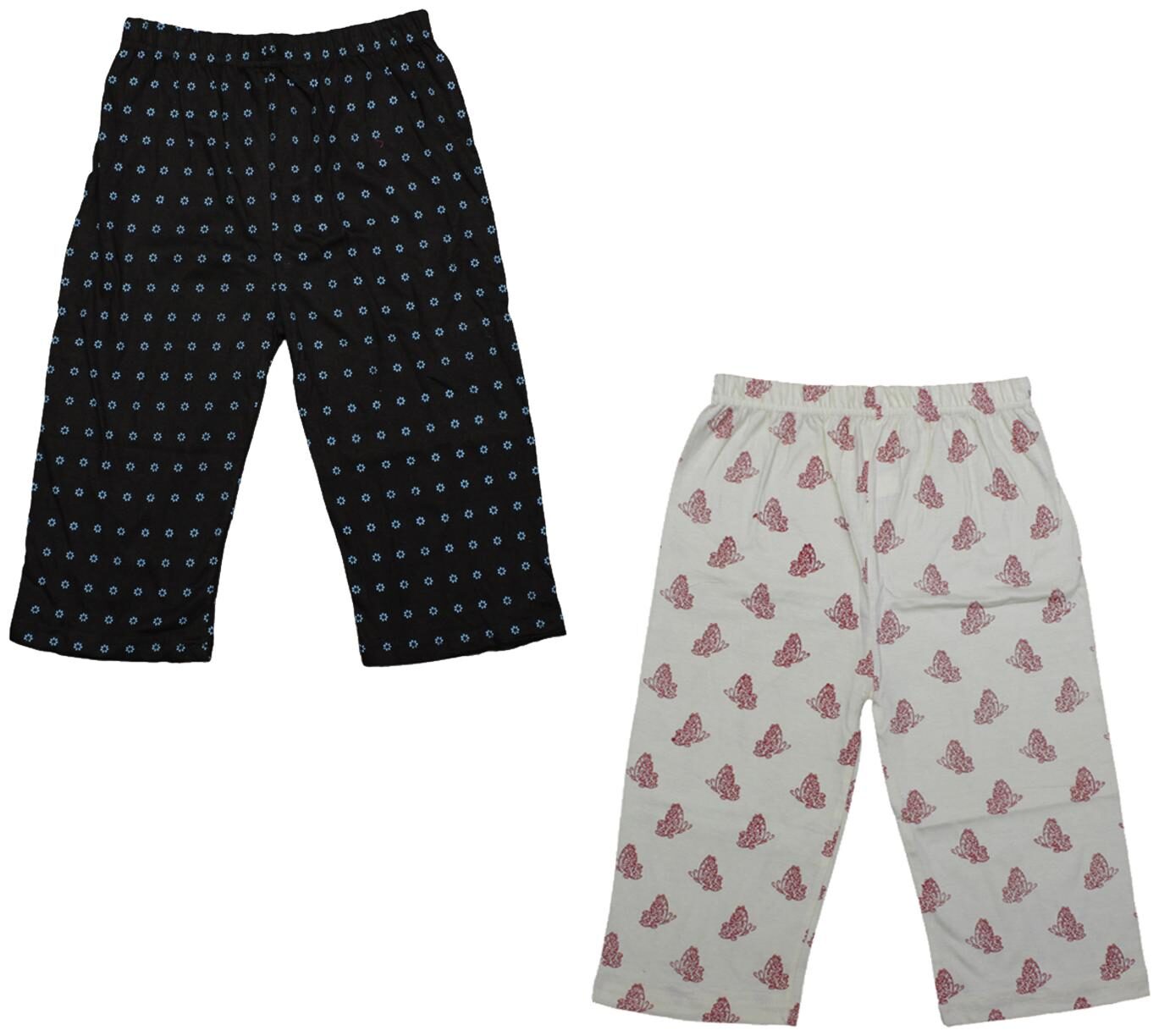 

Indiweaves Girl Cotton Printed Capri - Multi