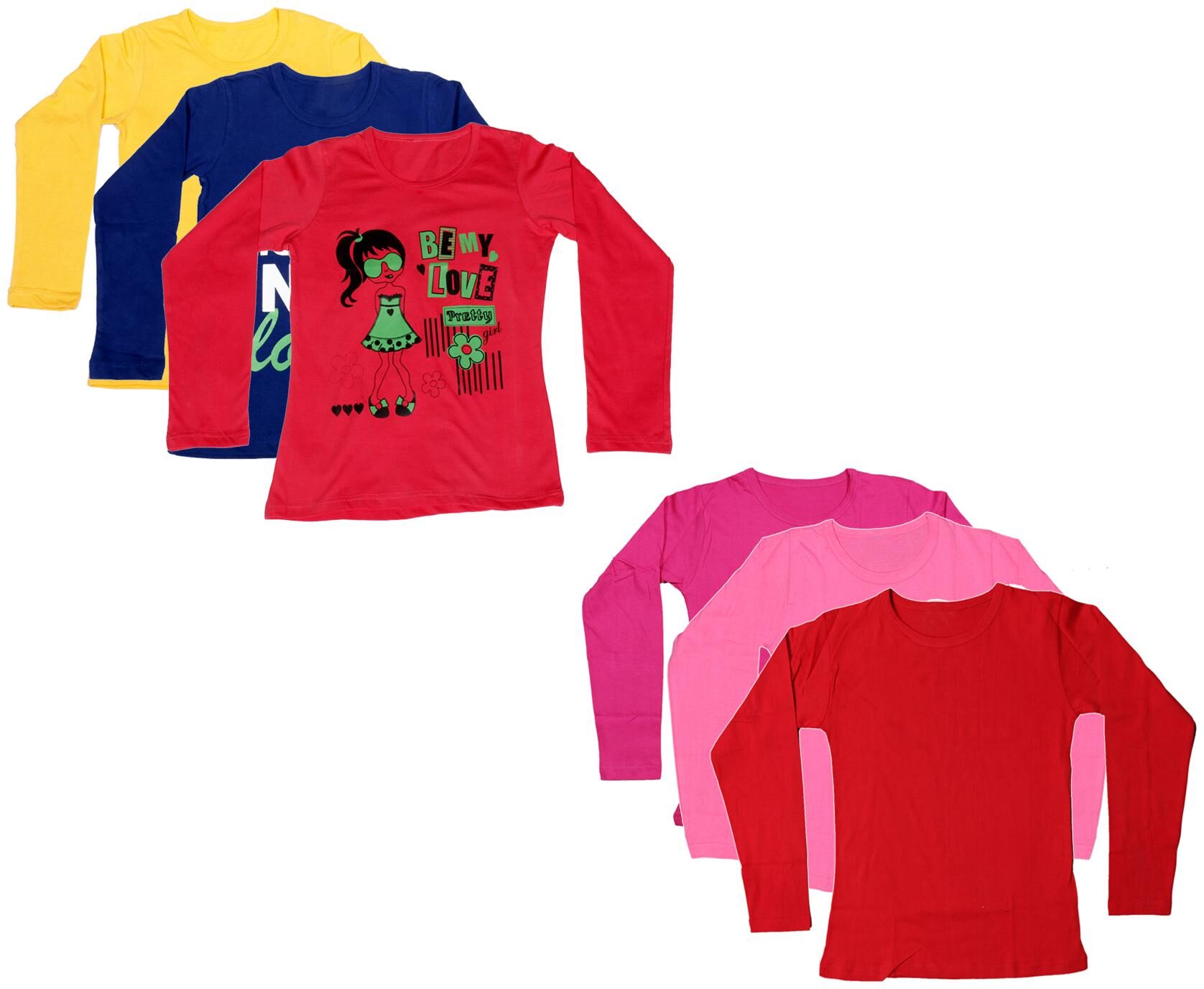 

Indiweaves Girl Cotton Printed T shirt - Multi