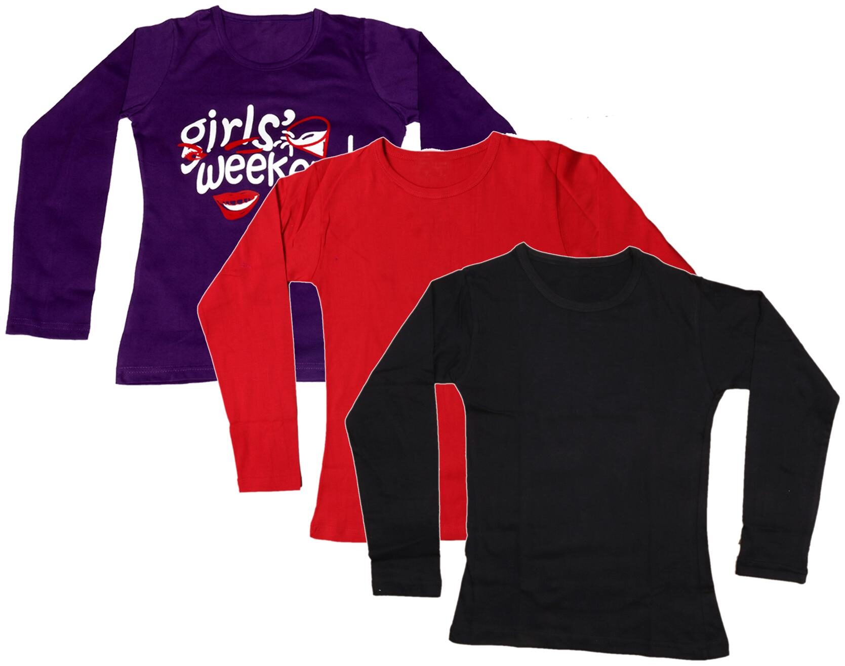 

Indiweaves Girl Cotton Printed T shirt - Multi