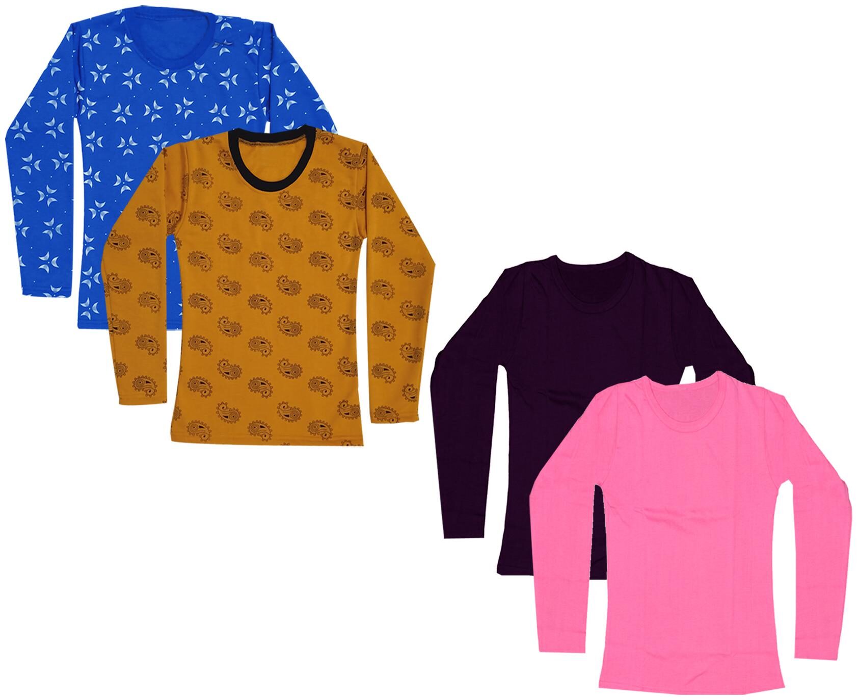 

Indiweaves Girl Cotton Printed T shirt - Multi