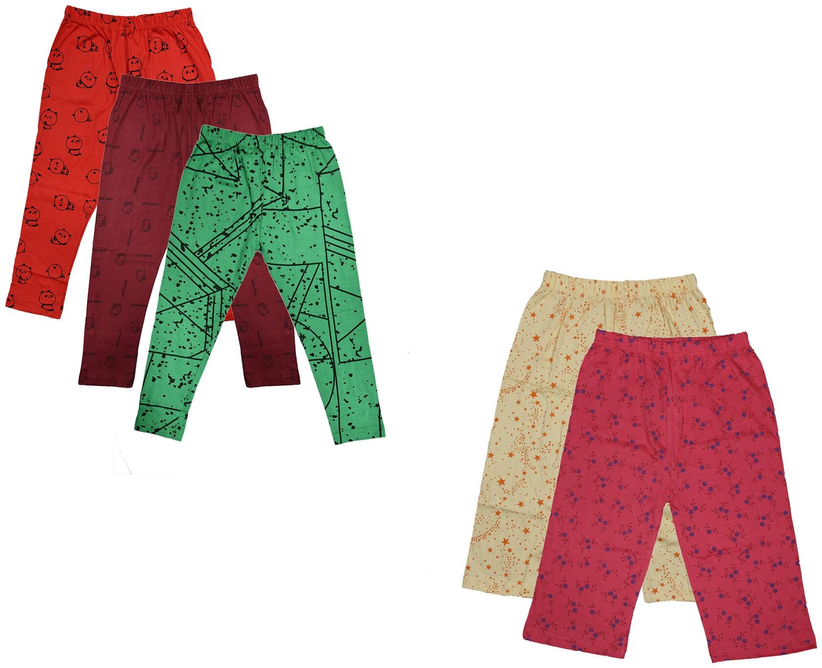

Indiweaves Girl Cotton Printed Capri - Multi