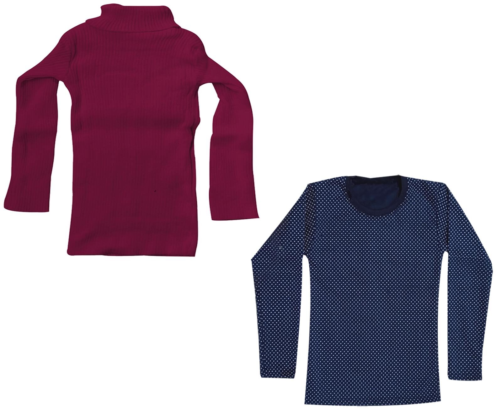

Indiweaves Girl Wool Printed T shirt - Brown Blue