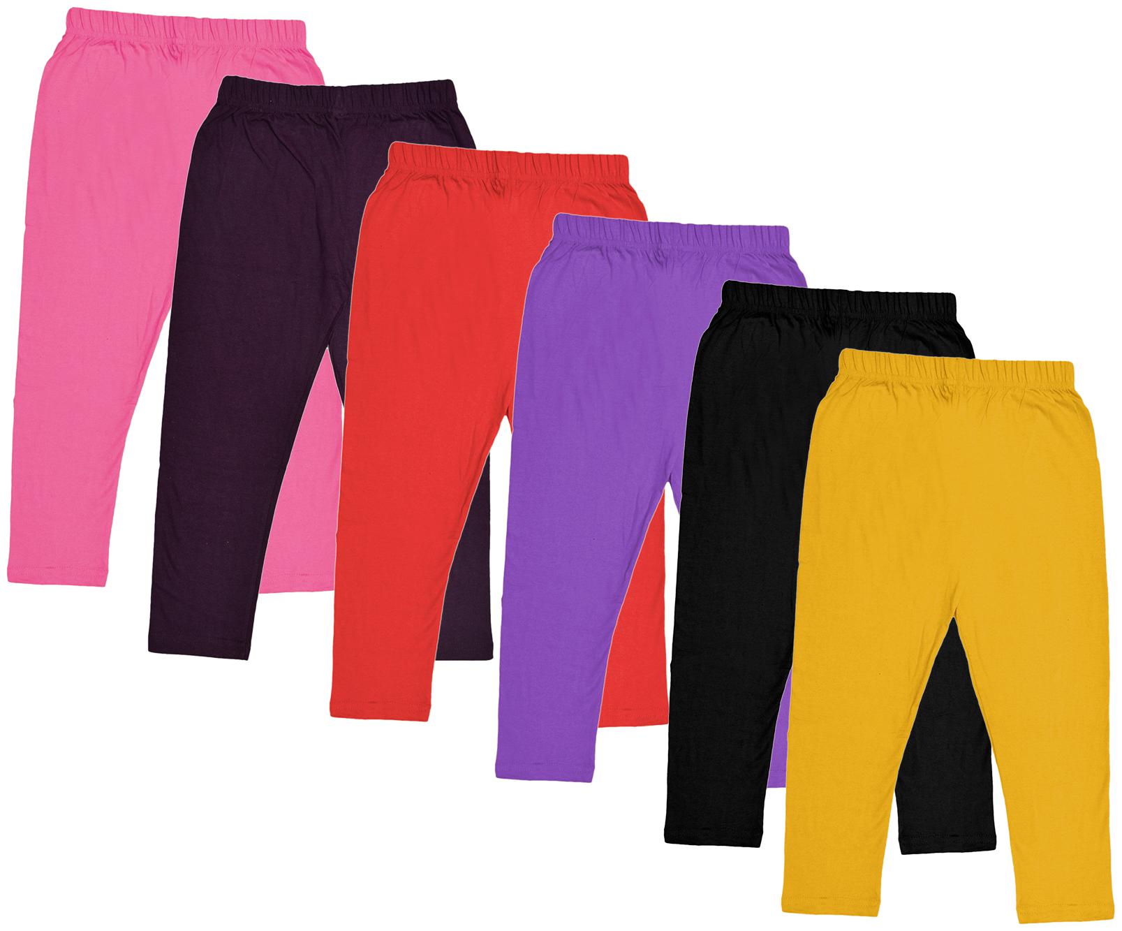 

Indiweaves Girl Cotton Solid Capri - Multi
