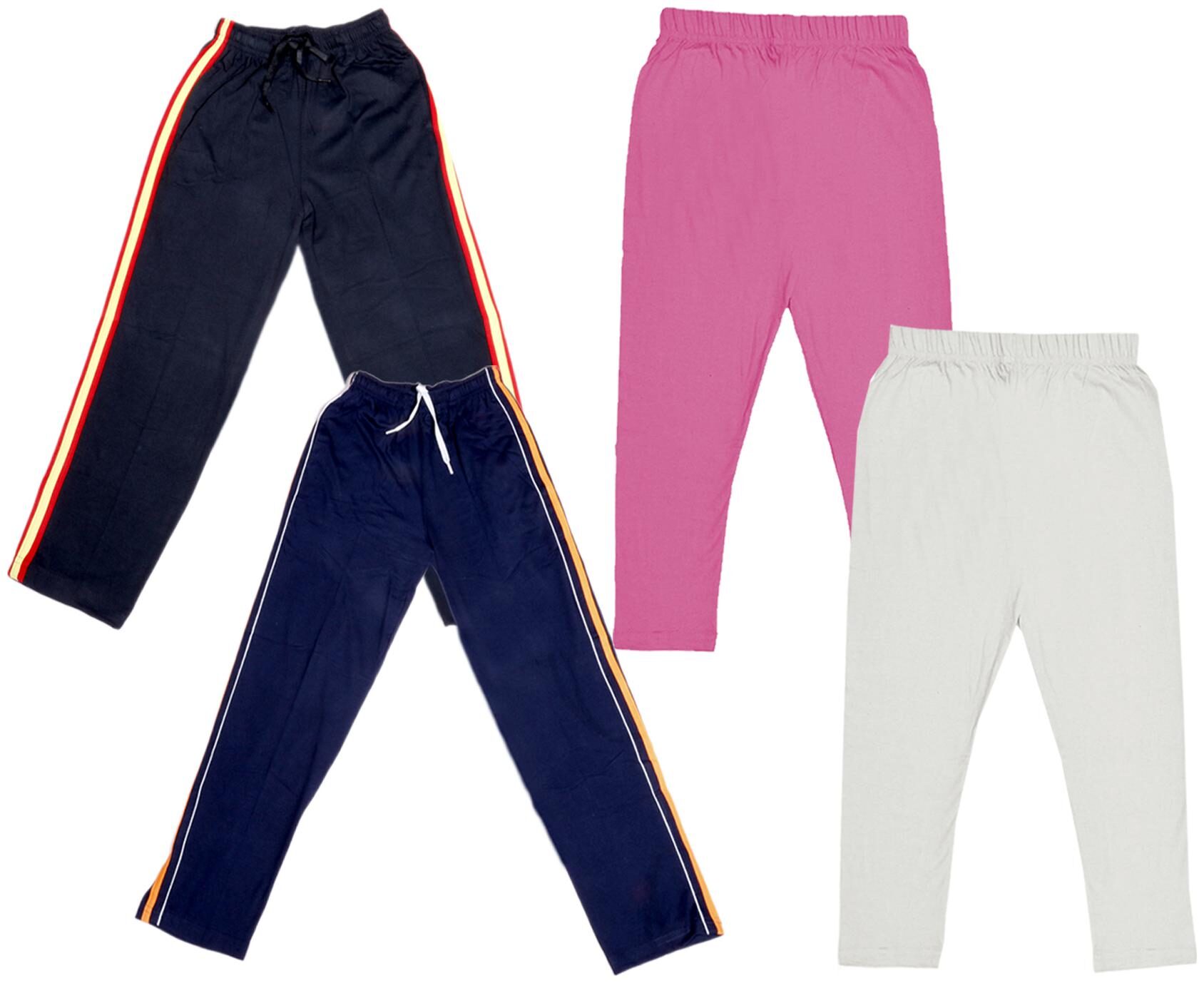 

Indiweaves Girl Cotton Solid Capri - Multi