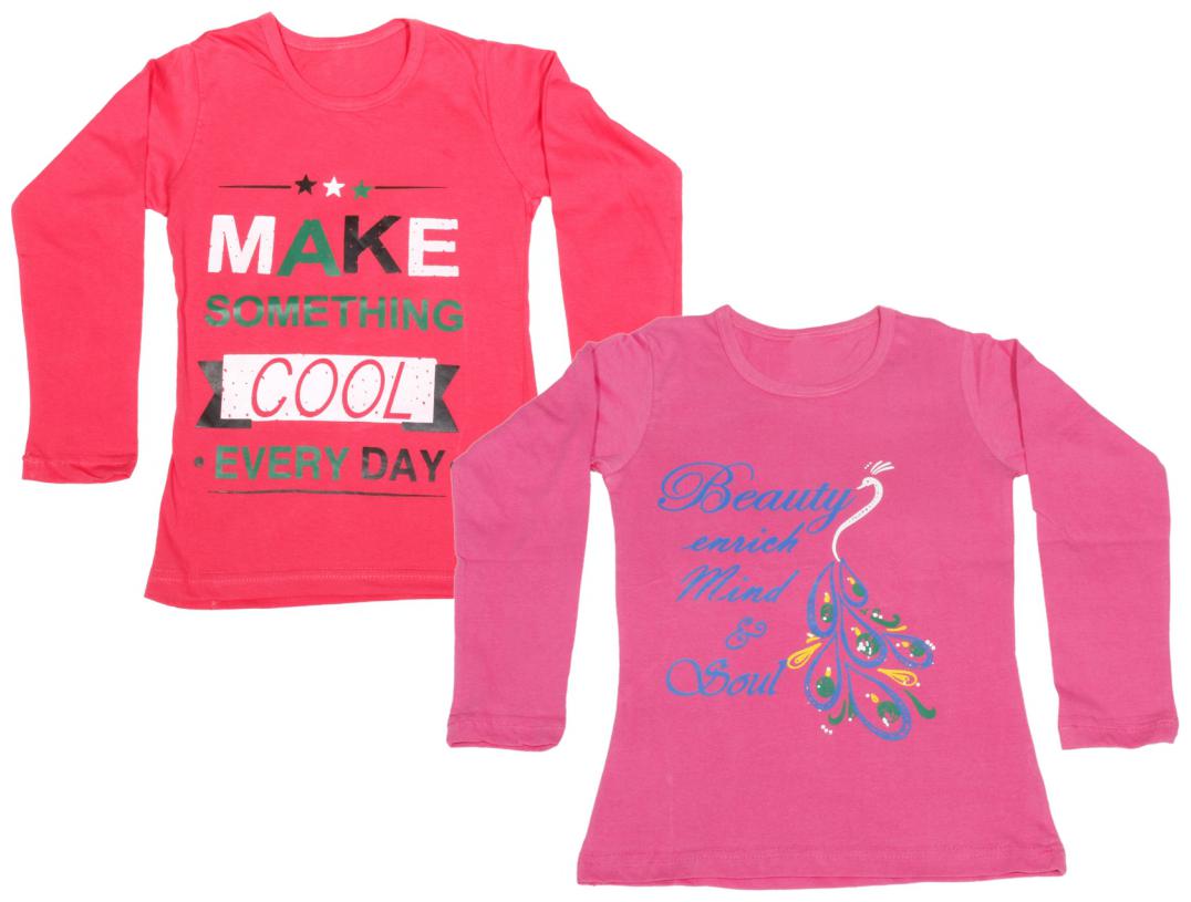 

Indiweaves Girl Cotton Solid Top - Pink