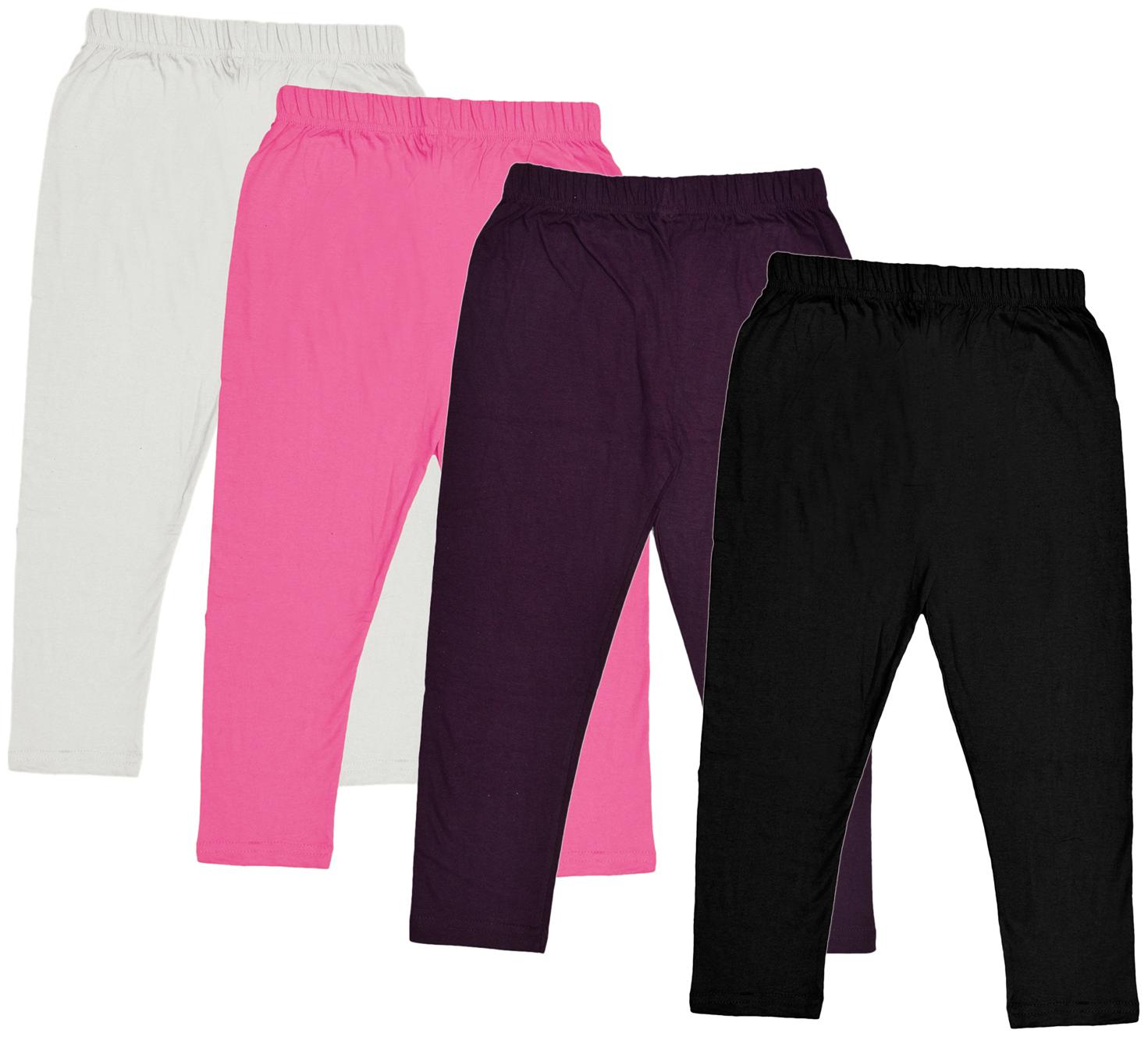 

Indiweaves Girl Cotton Solid Capri - Multi