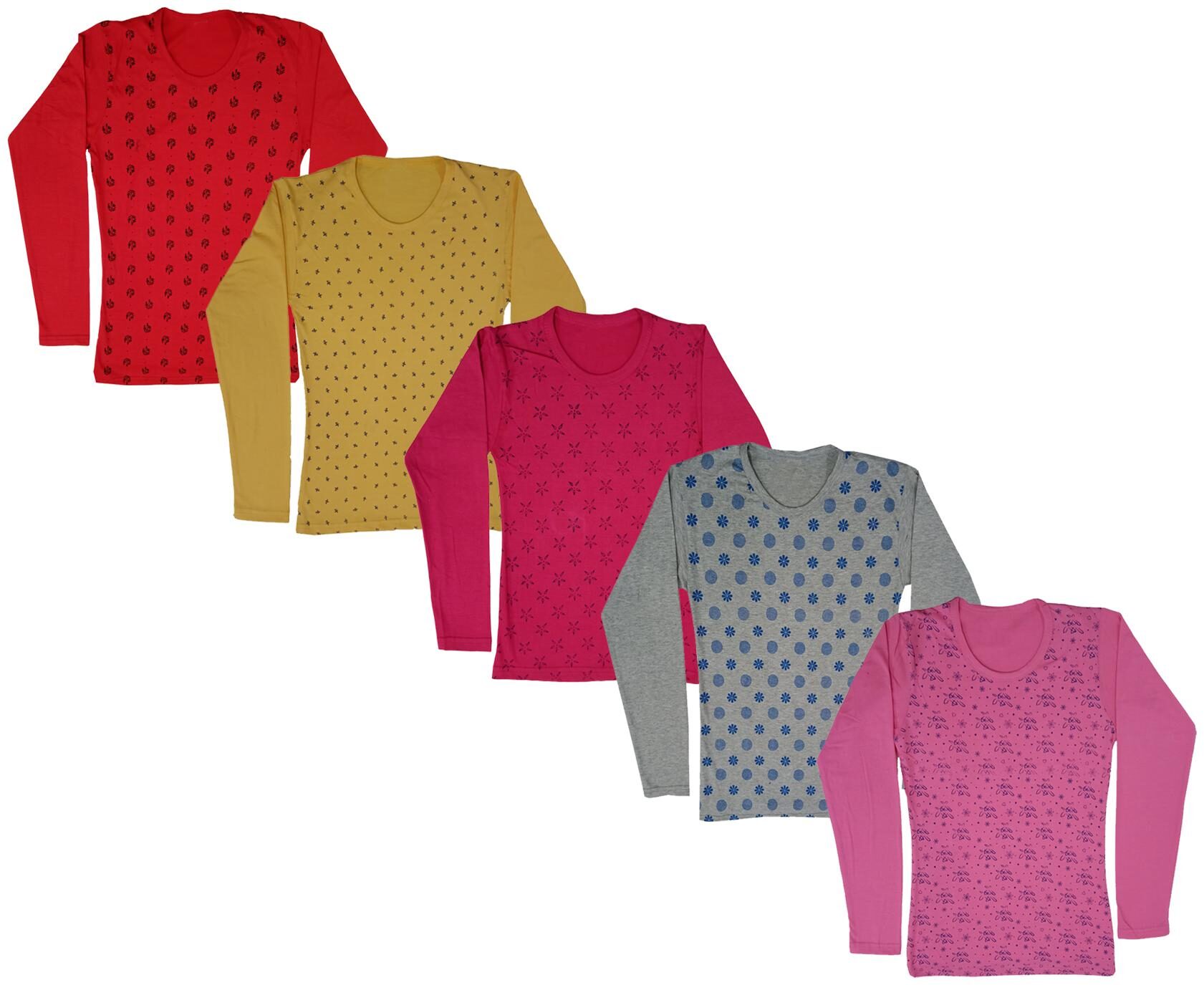 

Indiweaves Girl Cotton Printed T shirt - Multi