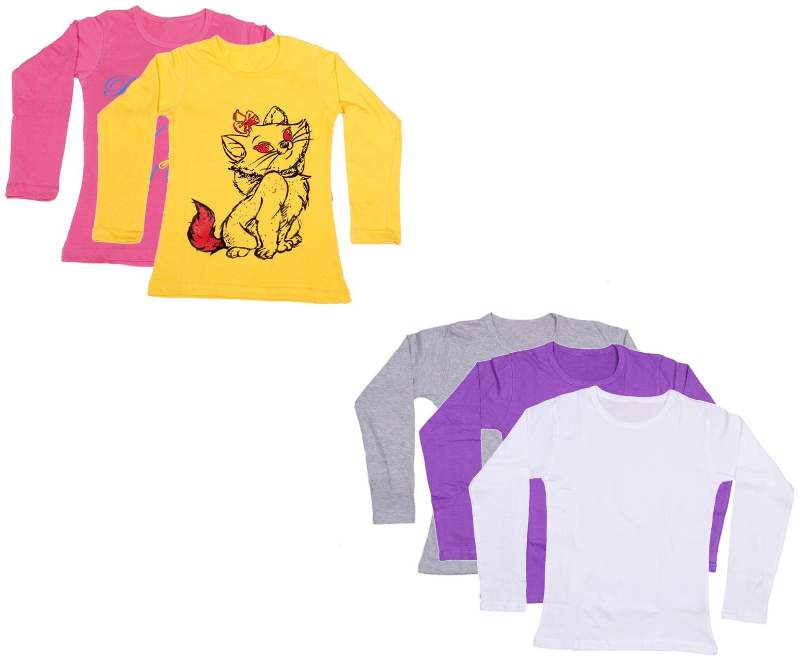 

Indiweaves Girl Cotton Printed T shirt - Multi