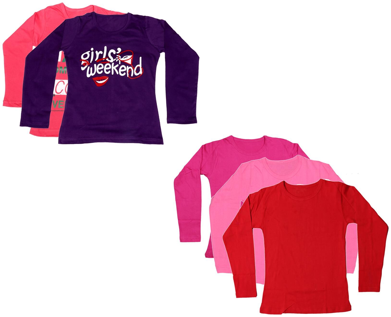 

Indiweaves Girl Cotton Printed T shirt - Multi
