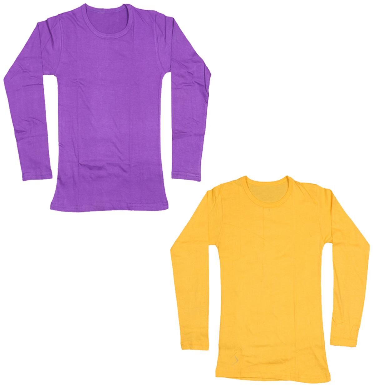 

Indiweaves Girl Cotton Solid T shirt - Yellow