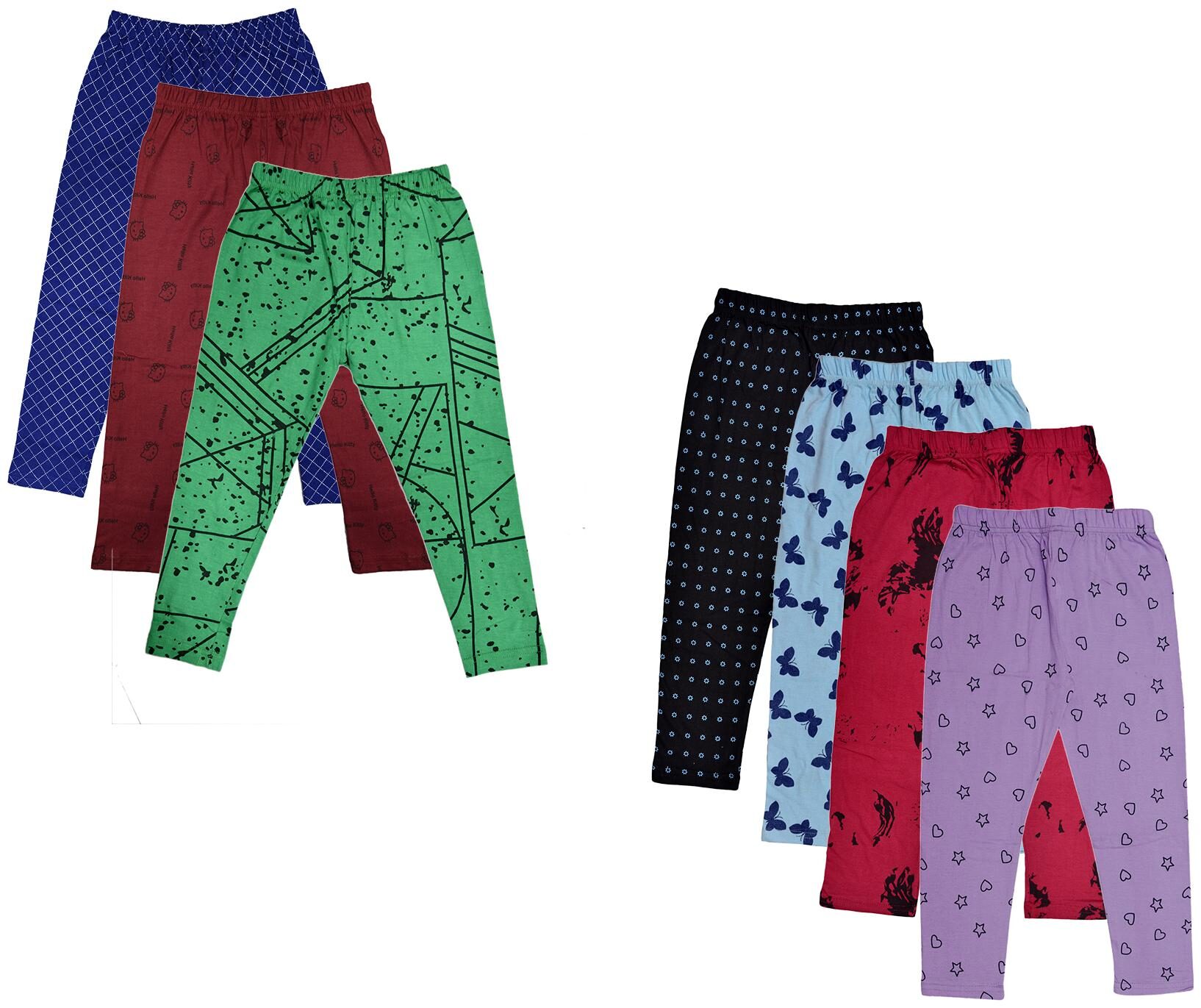

Indiweaves Girl Cotton Printed Capri - Multi