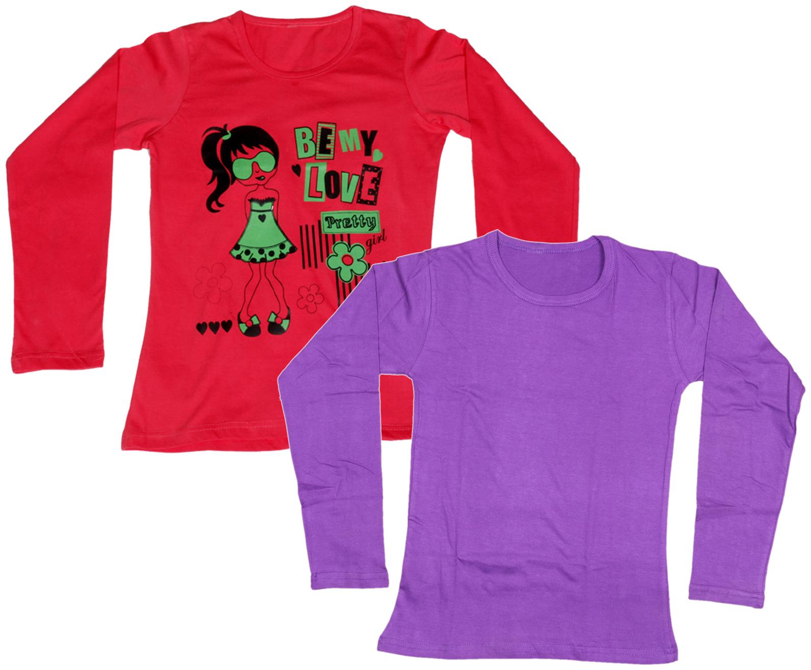 

Indiweaves Girl Cotton Printed T shirt - Multi