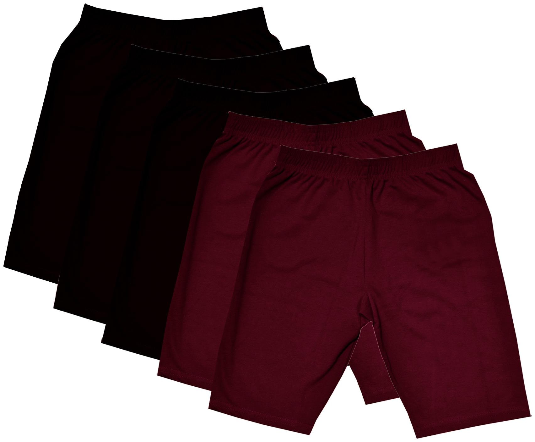 

Indiweaves Girl Cotton Solid Regular shorts - Maroon