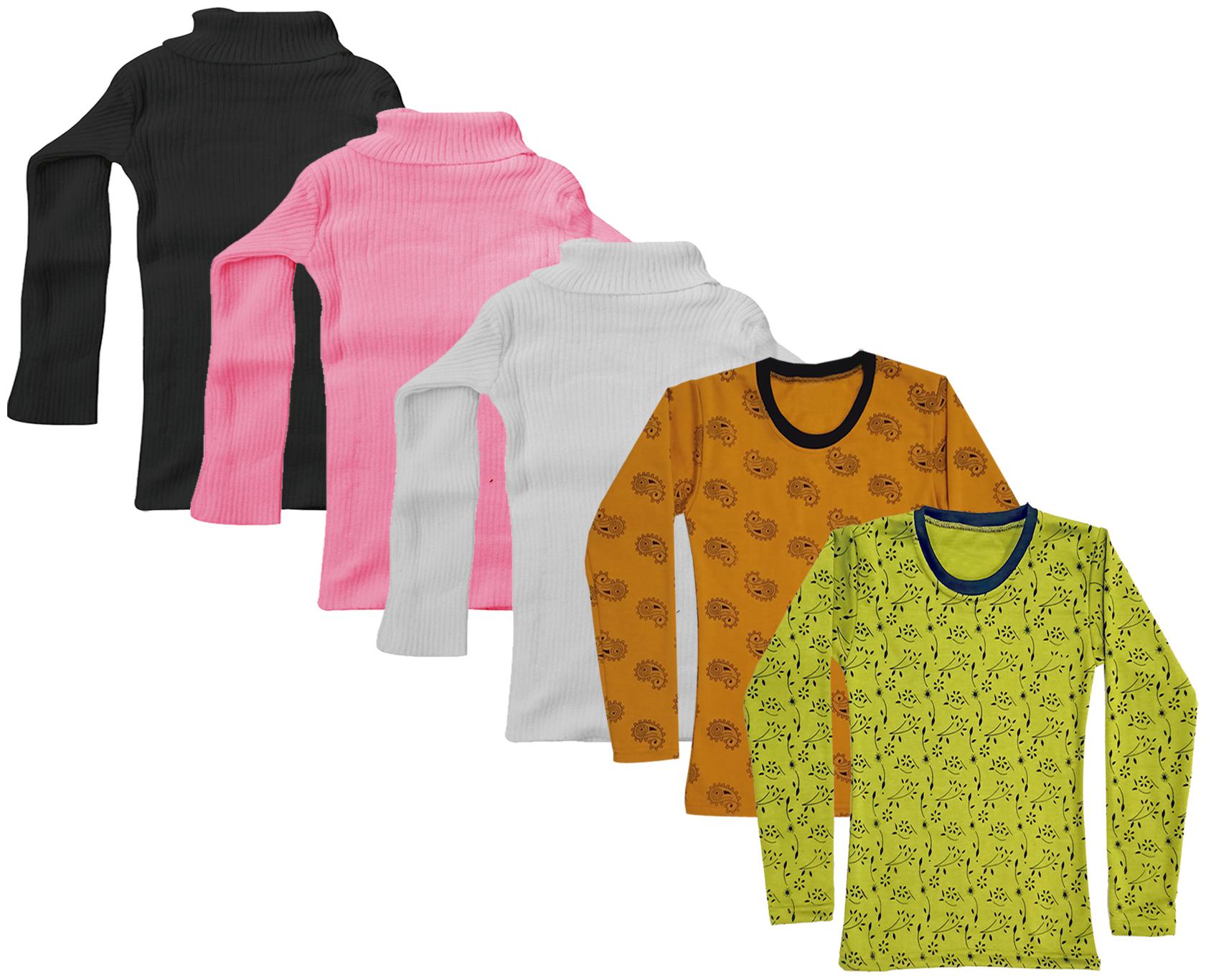 

Indiweaves Girl Wool Printed T shirt - Multi
