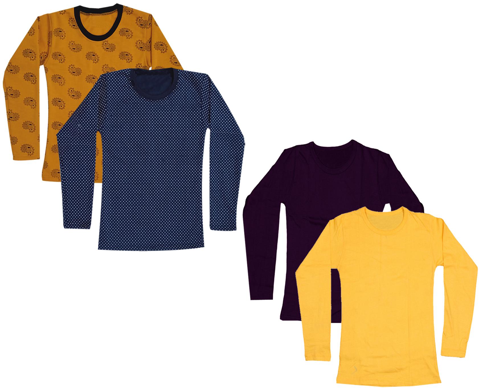 

Indiweaves Girl Cotton Printed T shirt - Multi