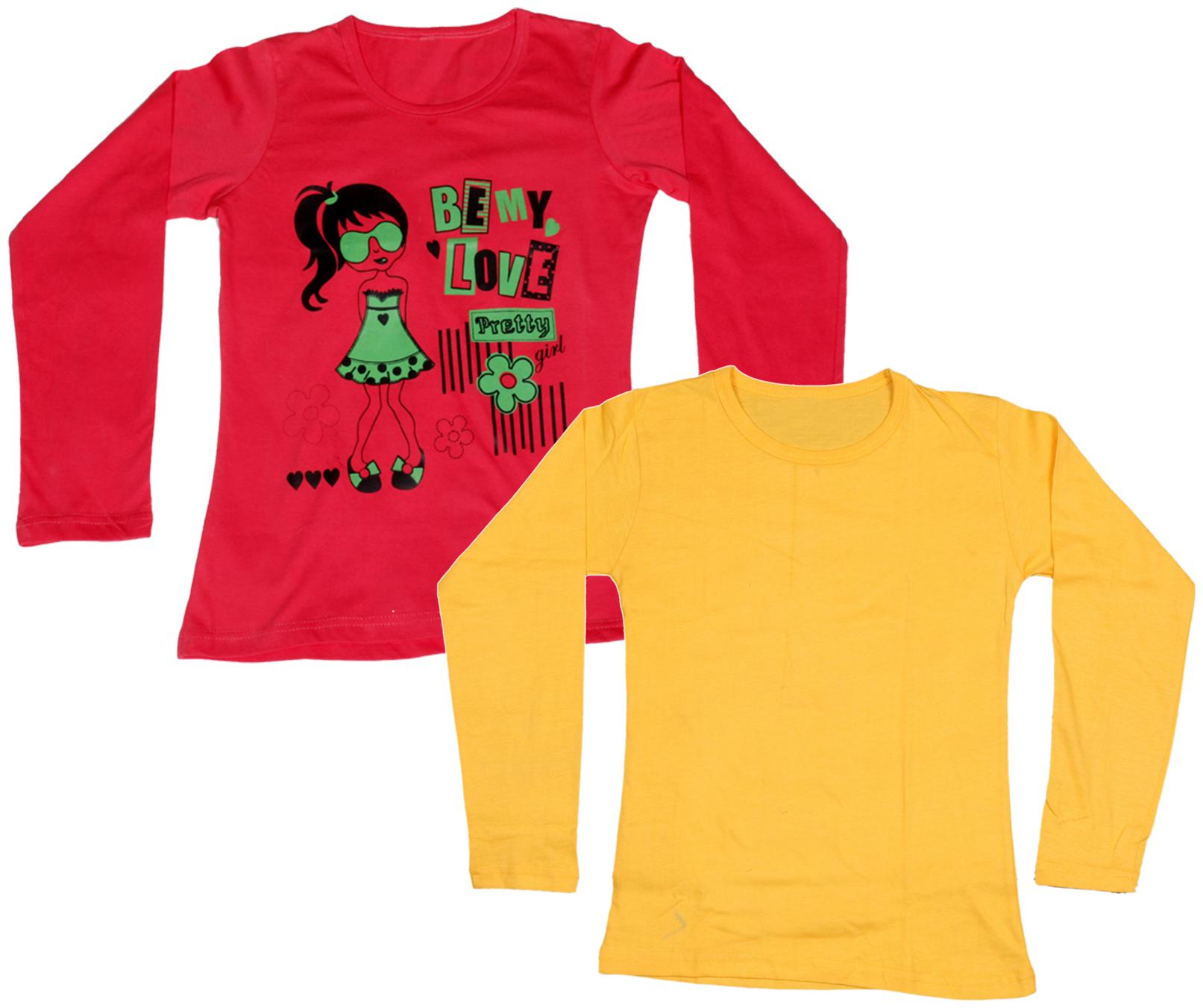 

Indiweaves Girl Cotton Printed T shirt - Multi