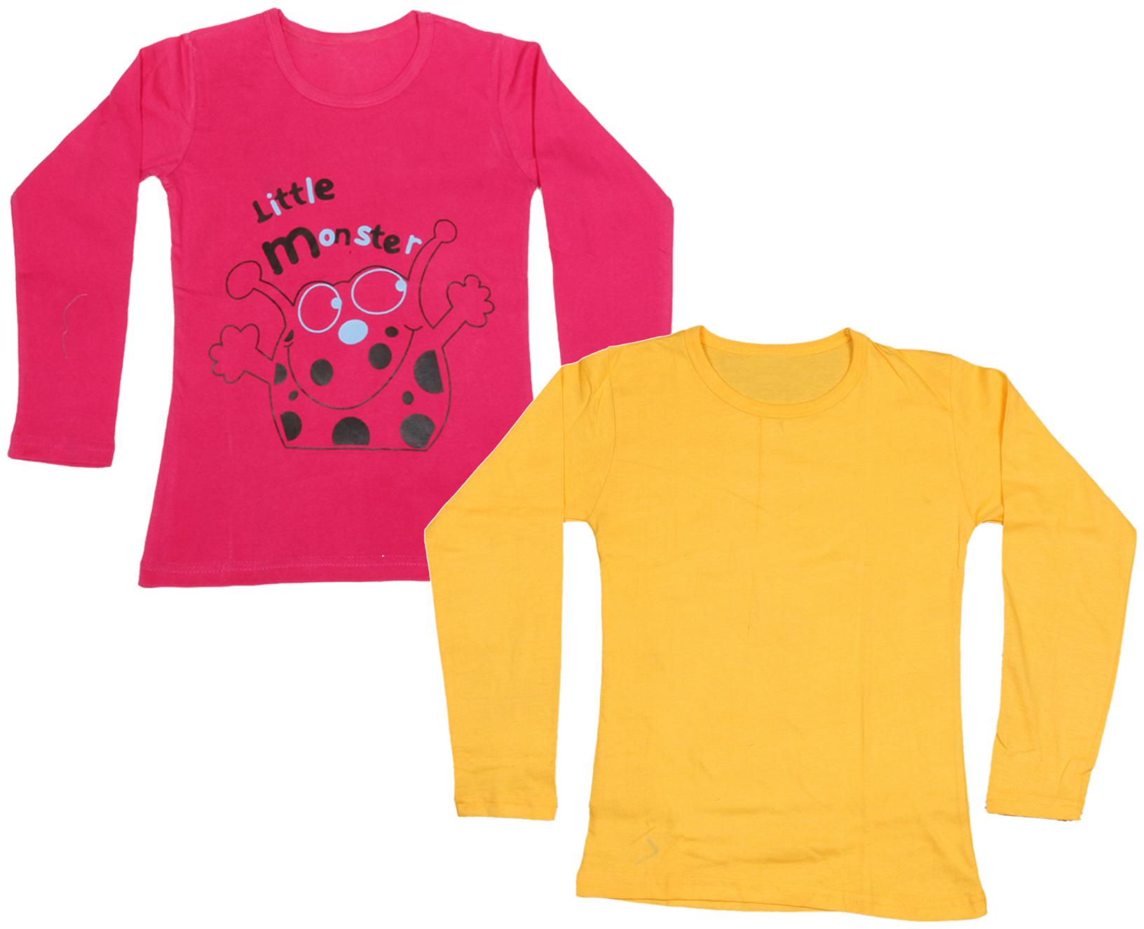 

Indiweaves Girl Cotton Printed T shirt - Multi