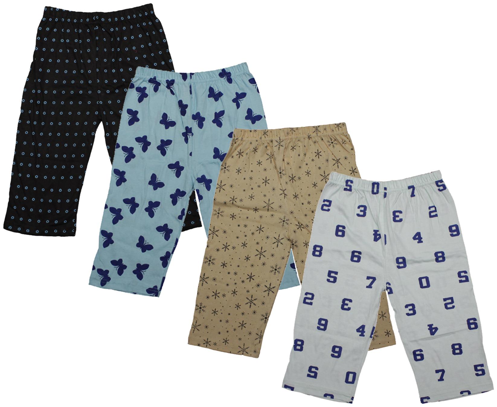 

Indiweaves Girl Cotton Printed Capri - Multi