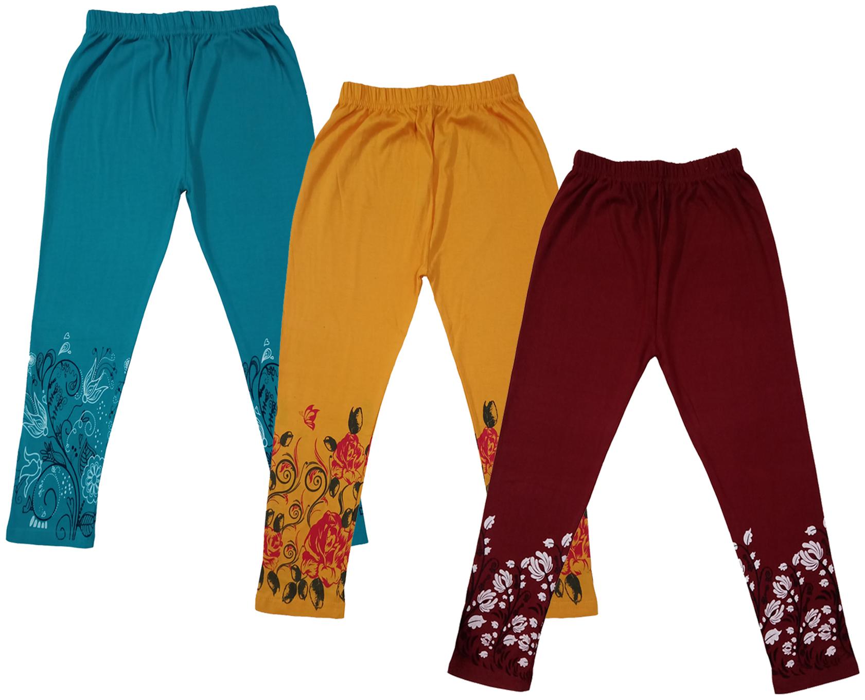 

Indiweaves Girl Cotton Printed Capri - Multi