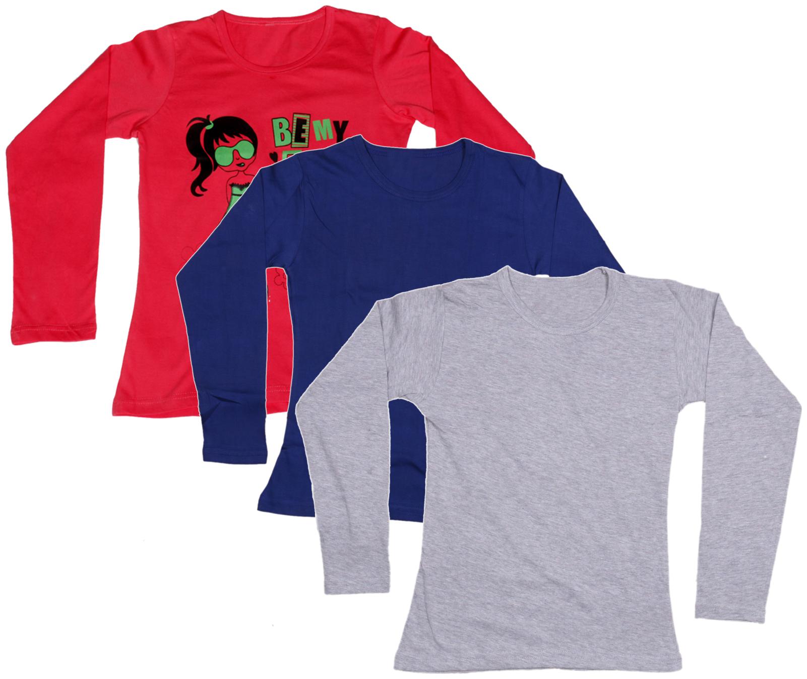 

Indiweaves Girl Cotton Printed T shirt - Multi