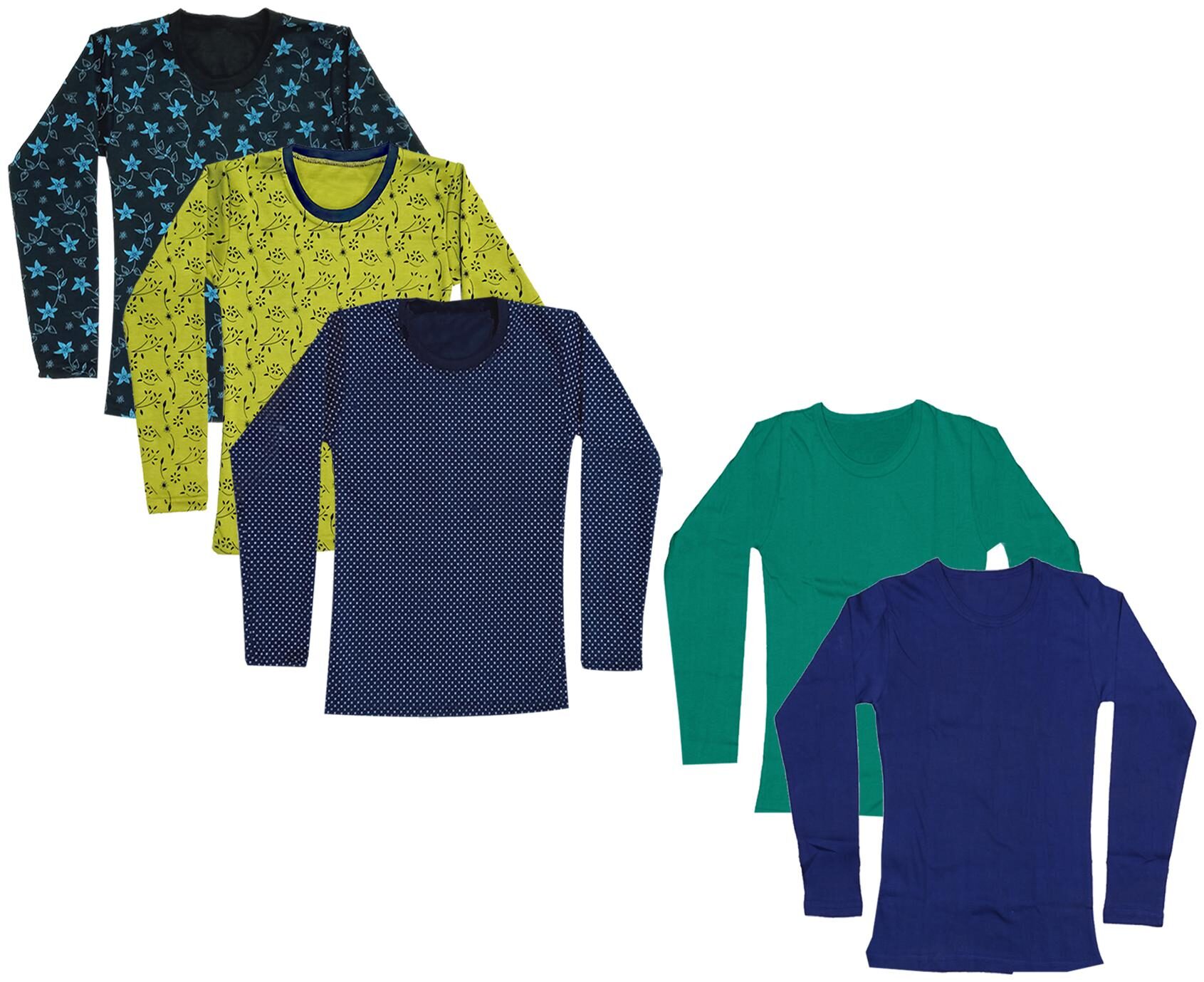 

Indiweaves Girl Cotton Printed T shirt - Multi