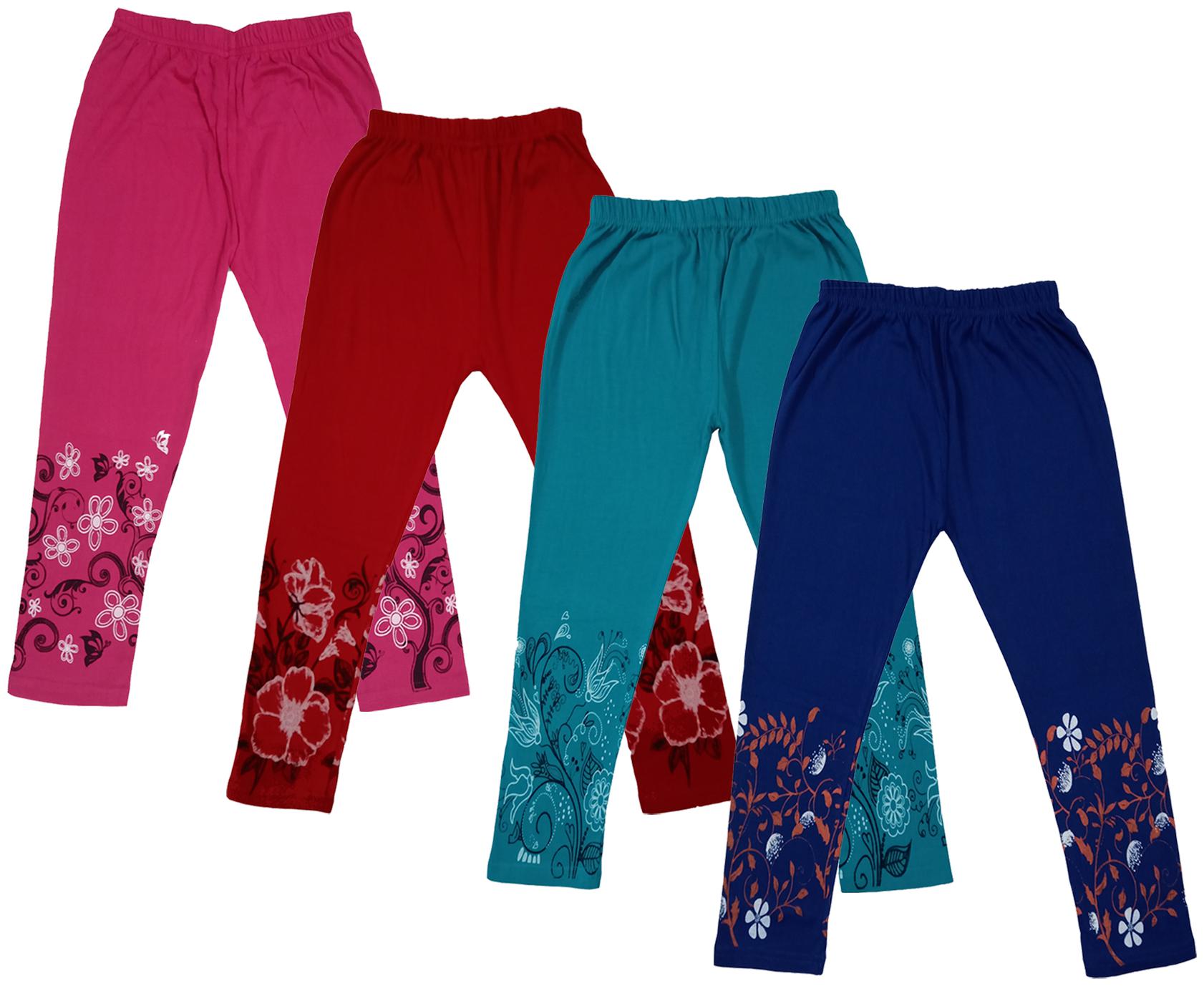 

Indiweaves Girl Cotton Printed Capri - Multi