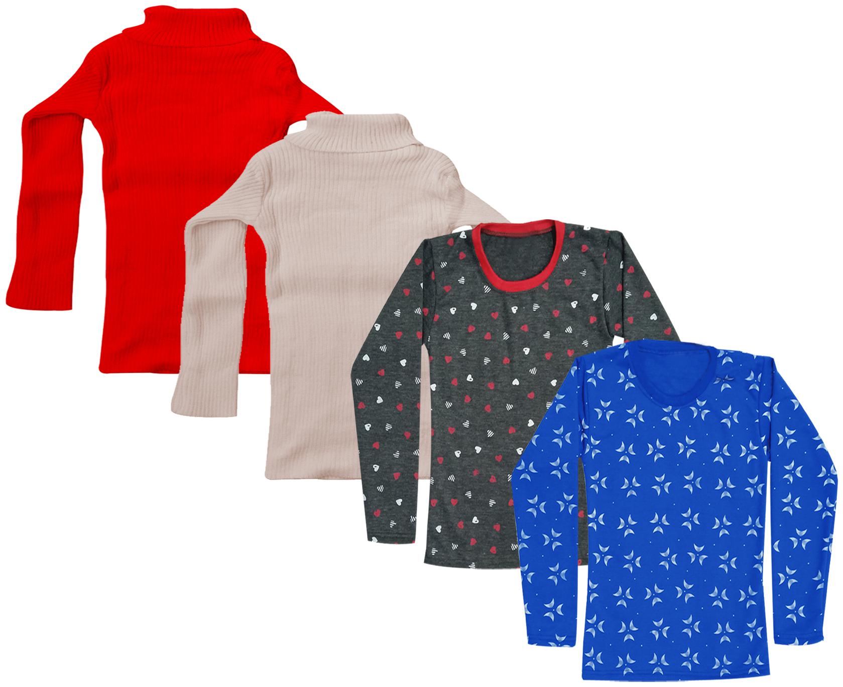 

Indiweaves Girl Wool Printed T shirt - Multi
