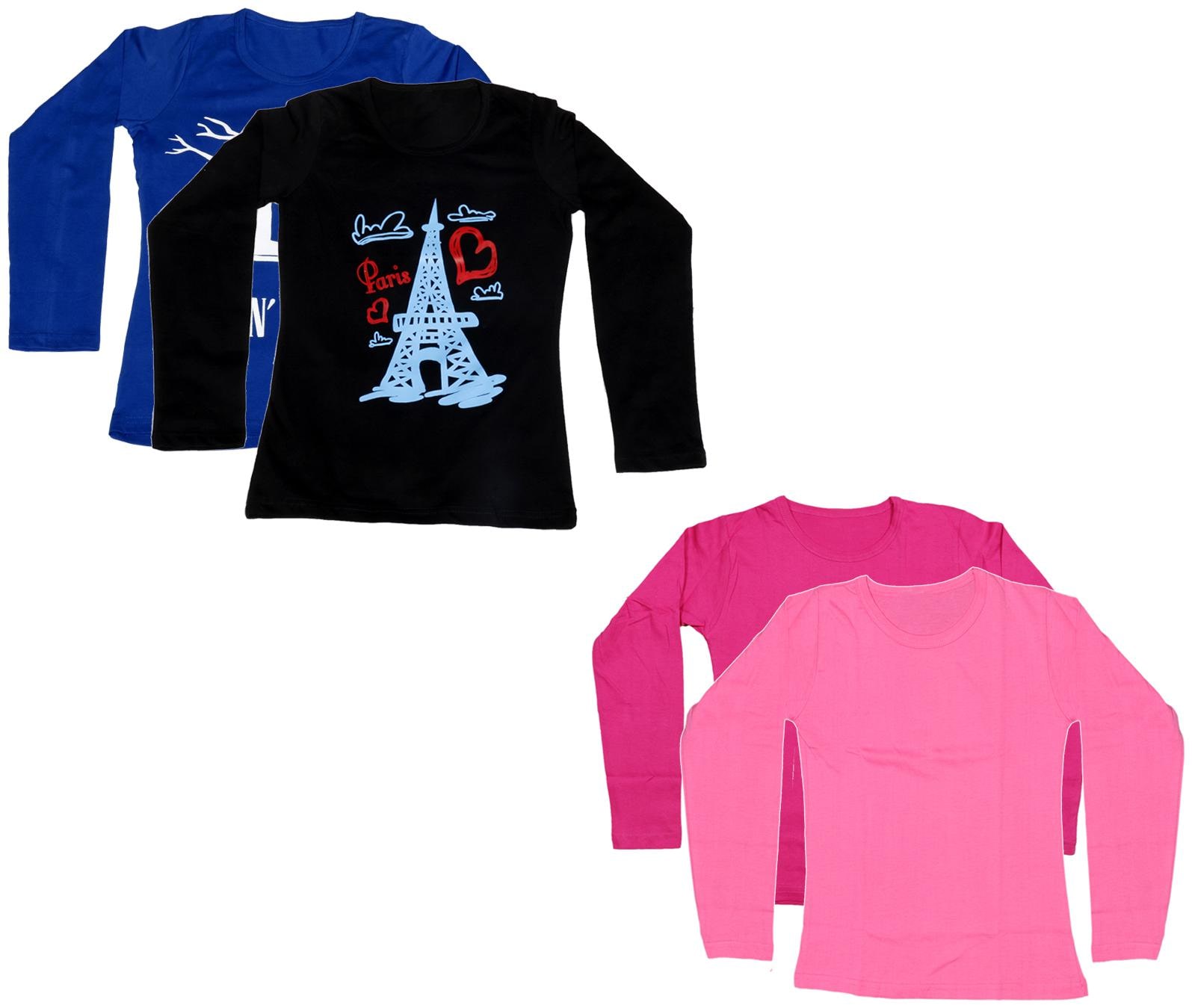 

Indiweaves Girl Cotton Printed T shirt - Multi
