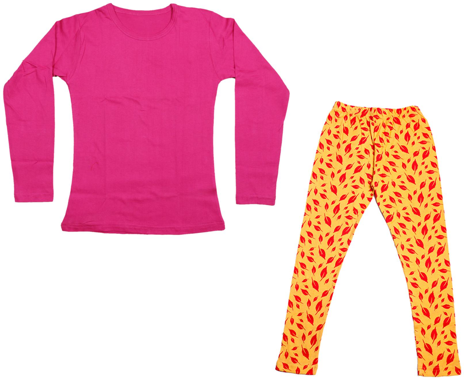 

Indiweaves Girl Cotton Solid T shirt - Multi