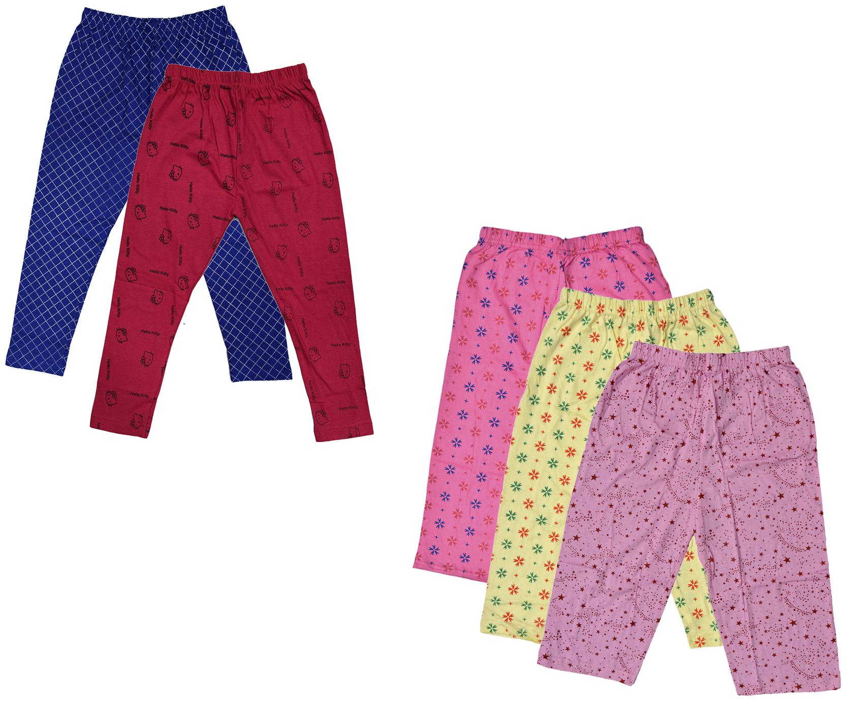 

Indiweaves Girl Cotton Printed Capri - Multi