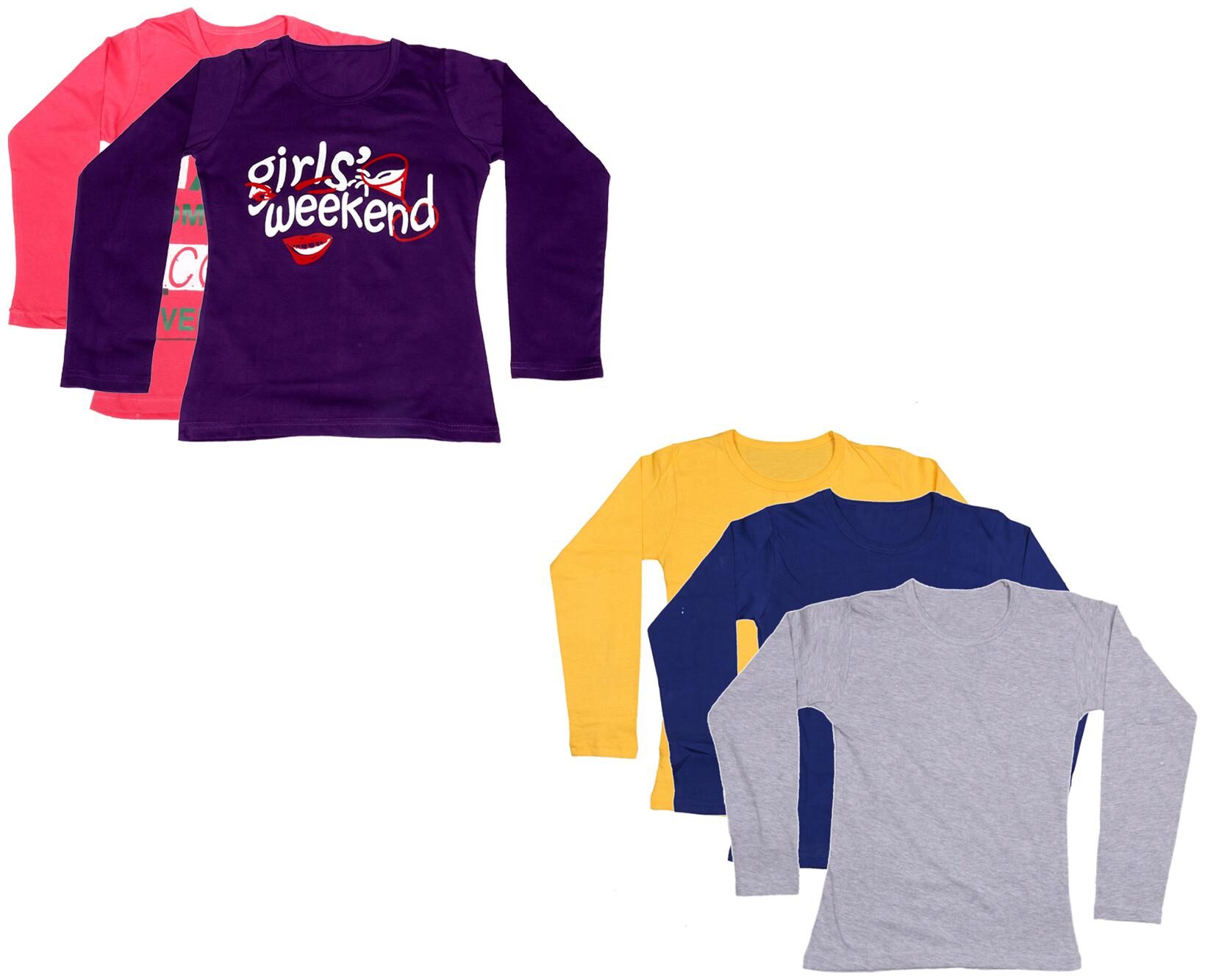 

Indiweaves Girl Cotton Printed T shirt - Multi