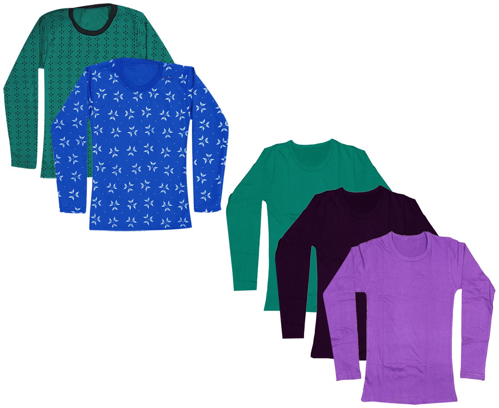 

Indiweaves Girl Cotton Printed T shirt - Multi