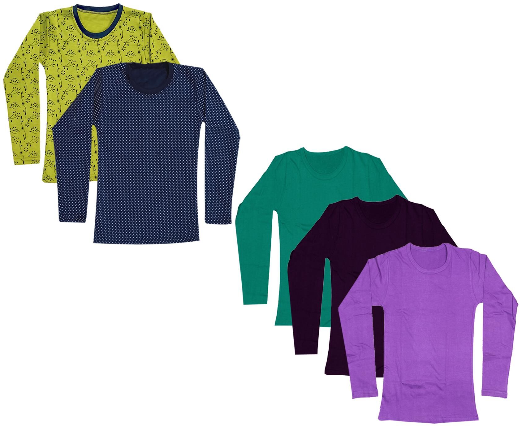 

Indiweaves Girl Cotton Printed T shirt - Multi
