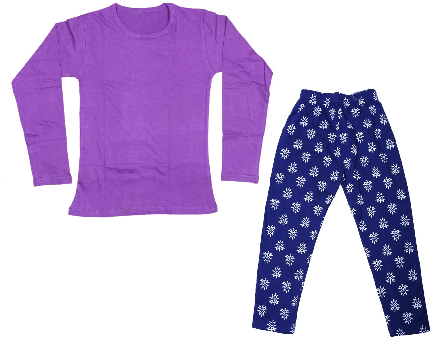 

Indiweaves Girl Cotton Solid T shirt - Multi