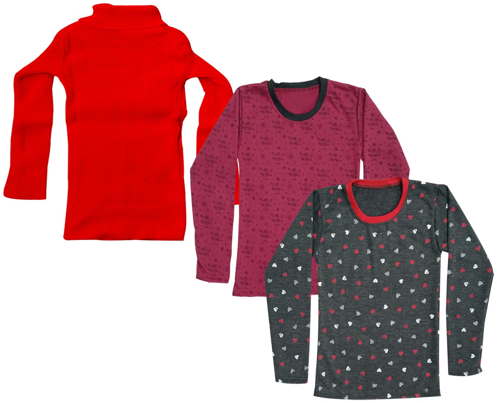 

Indiweaves Girl Wool Printed T shirt - Multi