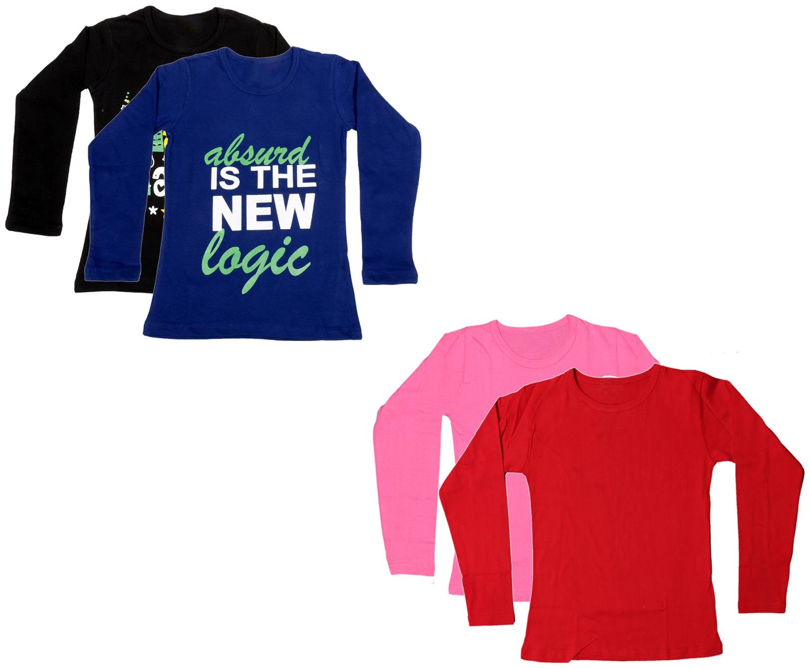 

Indiweaves Girl Cotton Printed T shirt - Multi