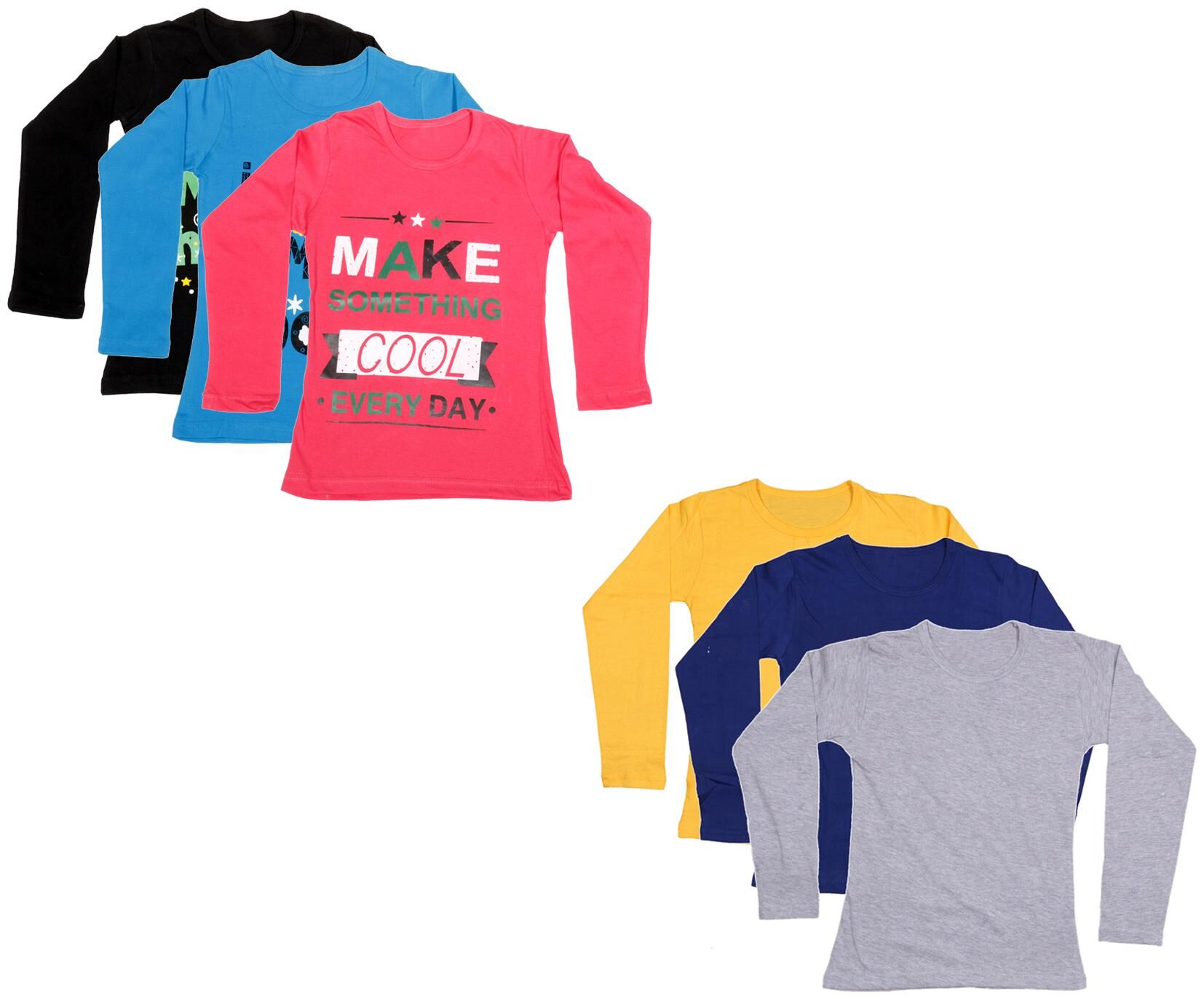 

Indiweaves Girl Cotton Printed T shirt - Multi